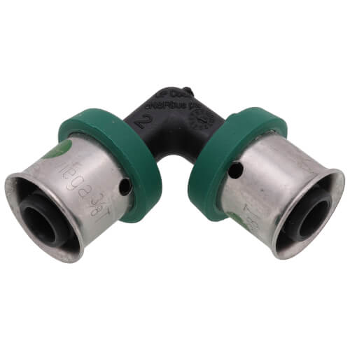 Main product image of 3/8" PEX Press PureFlow Polymer 90-Degree Elbow (Lead Free)