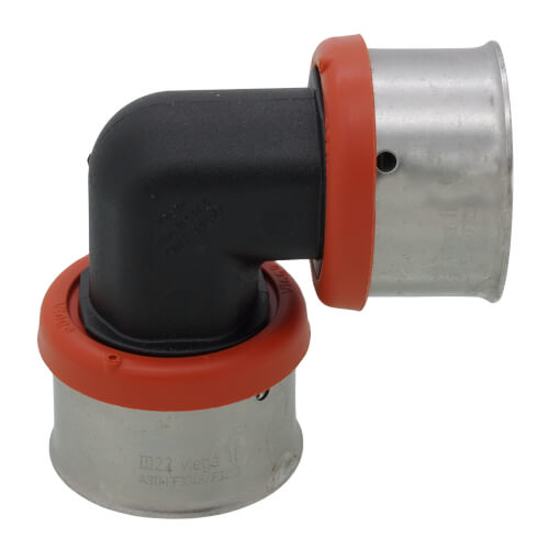 Main product image of 1" PEX Press PureFlow Polymer 90-Degree Elbow (Lead Free)