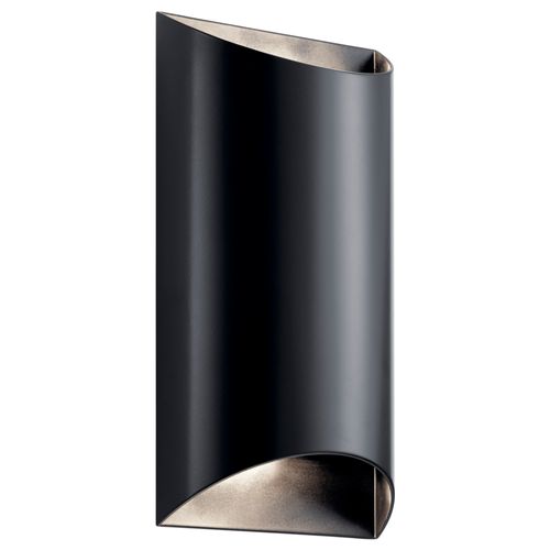 Main product image of Wesley 2 Light LED Wall Light Architectural (Black)
