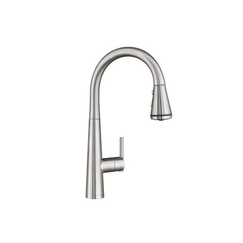 Main product image of Edgewater 1-Handle Pull-Down Multi Spray Kitchen Faucet 1.8 gpm/6.8 L/min (Stainless Steel), 4932300.075