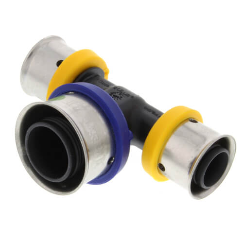 1/2" x 1/2" x 3/4" PEX Press PureFlow Polymer Tee