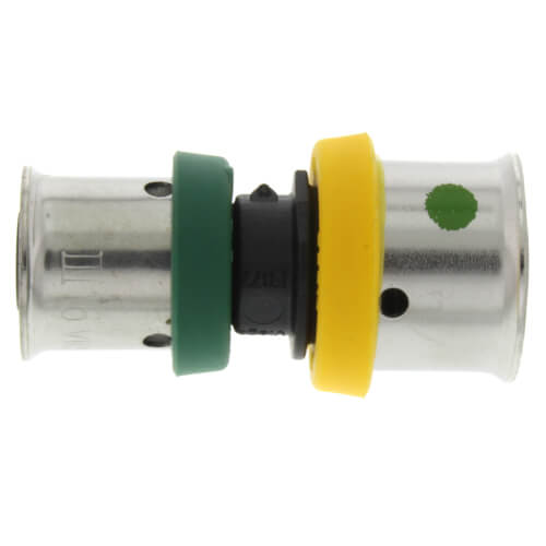 Main product image of 1/2" x 3/8" PEX Press PureFlow Polymer Coupling (Lead Free)