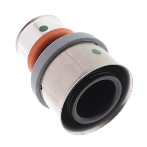 Main product image of 1" x 1-1/2" PEX Press PureFlow Polymer Coupling (Lead Free)