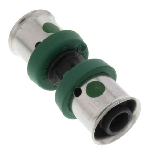Main product image of 3/8" PEX Press PureFlow Polymer Coupling (Lead Free)