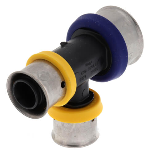 Main product image of 3/4" x 1/2" x 1/2" PEX Press PureFlow Polymer Tee