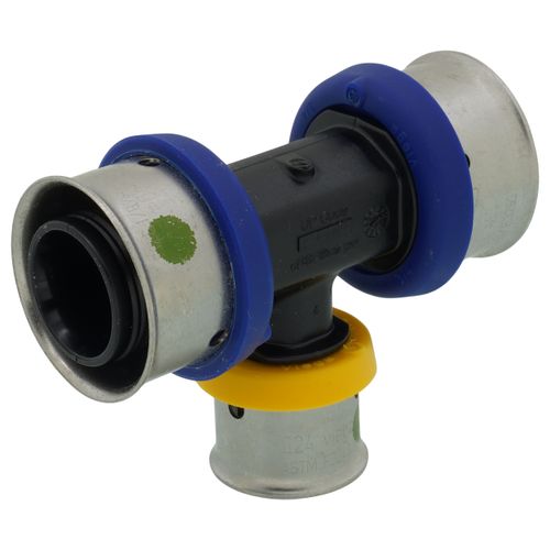 Main product image of 3/4" x 3/4" x 1/2" PEX Press PureFlow Polymer Tee