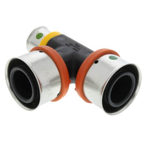 Main product image of 1" x 1/2" x 1" PEX Press PureFlow Polymer Tee