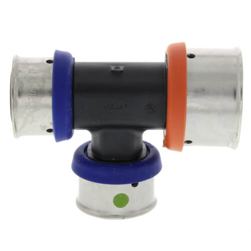 Main product image of 1" x 3/4" x 3/4" PEX Press PureFlow Polymer Tee