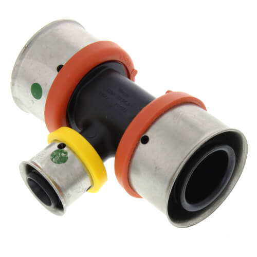 Main product image of 1" x 1" x 1/2" PEX Press PureFlow Polymer Tee