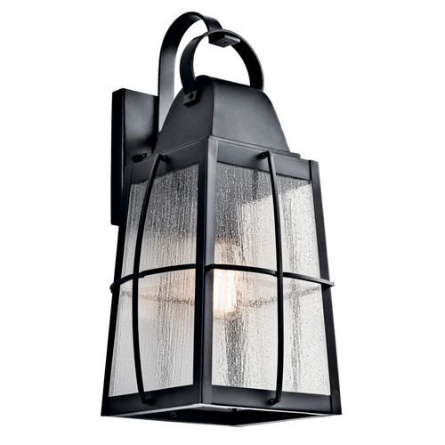 Main product image of Tolerand 20.25" 1 Light Outdoor Wall Light w/ Clear Seeded Glass (Textured (Black)