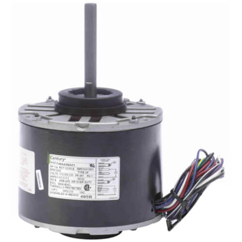 Main product image of 1/4 HP 115/208-230v Fan and Blower Motor, 1050 RPM, 48 Frame, Semi Enclosed