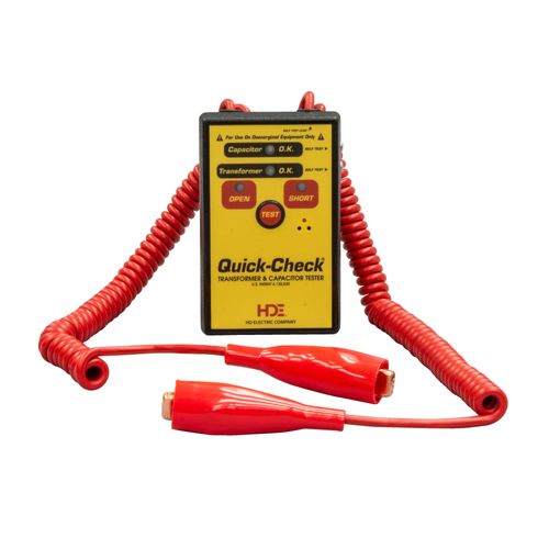 Main product image of Quick-Check Transformer and Capacitor Tester, Manual Self-Test