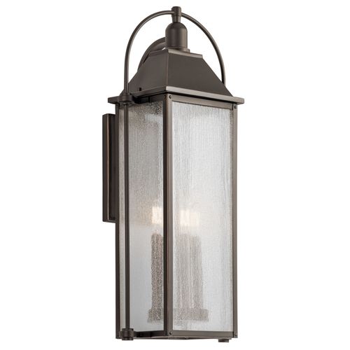 Main product image of Harbor Row 28.75" 4 Light Outdoor Wall Light w/ Clear Seeded Glass (Olde Bronze)