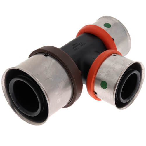1-1/4" x 1" x 1" PEX Press PureFlow Polymer Tee
