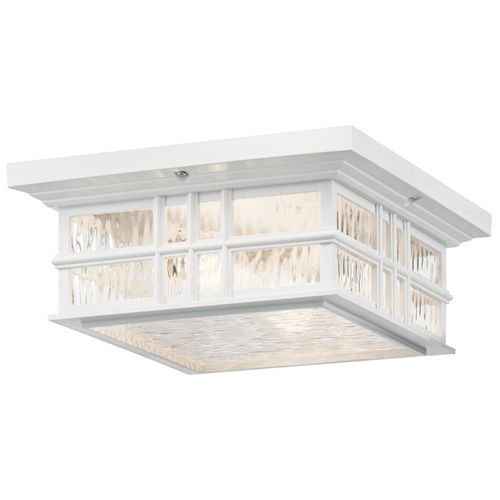 Main product image of Beacon Square Climates 2 Light Flush Mount (White)