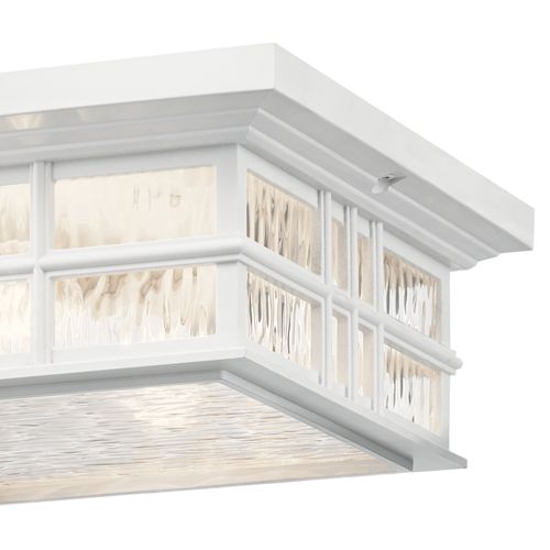 Main product image of Beacon Square Climates 2 Light Flush Mount (White)