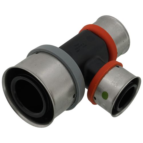 Main product image of 1-1/2" x 1" x 1" PEX Press PureFlow Polymer Tee