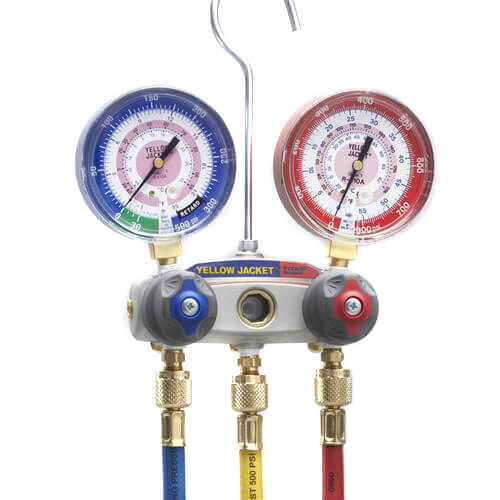 49883 Yellow Jacket 49883 Titan 2 Valve Manifold Only (R22/R134A/R404A)