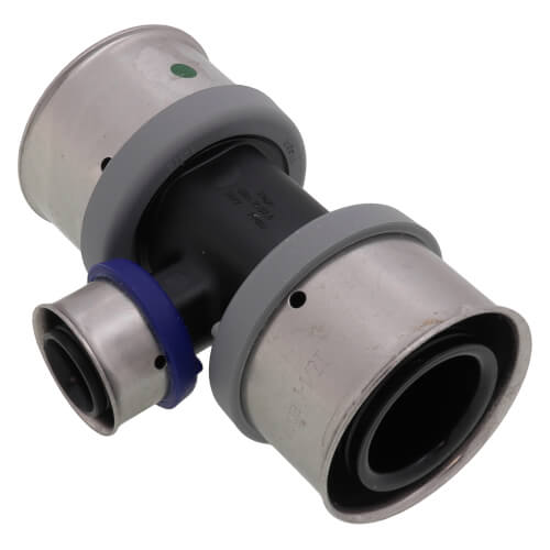 Main product image of 1-1/2" x 1-1/2" x 3/4" PEX Press PureFlow Polymer Tee