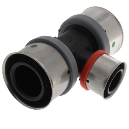 Main product image of 1-1/2" x 1-1/2" x 1" PEX Press PureFlow Polymer Tee