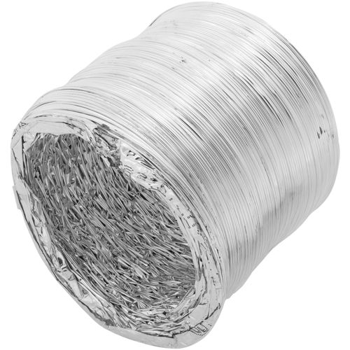 Main product image of 4" x 8 Ft. Flexible Foil Dryer Transition Duct Kit w/ Metal Spring Clamp