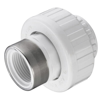 Main product image of 3/4" PVC Sch. 40 Socket x SR Female Union w/ EPDM O-ring
