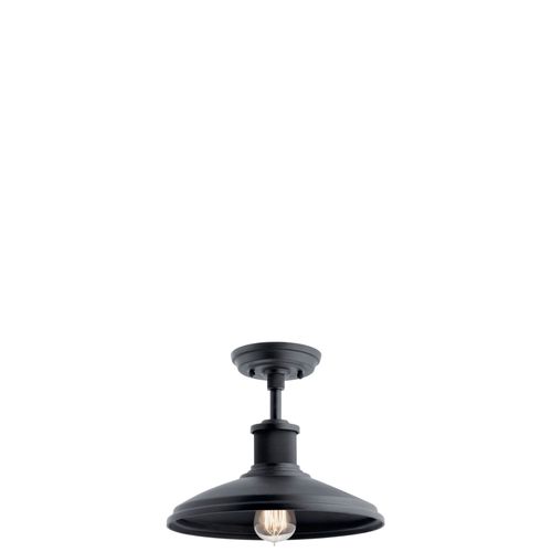Main product image of Allenbury 12" 1 Light Outdoor Convertible Pendant Light w/ (Textured (Black)