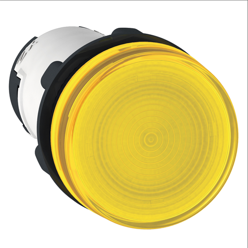 Main product image of Harmony XB7 Monolithic Pilot Light w/ Plain Lens for BA9s Bulbs - Yellow (250V)