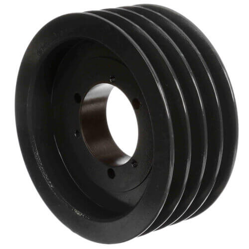 Main product image of 4 Groove Cast Iron Q-D Sheave, A, B Belt, 7.75" OD