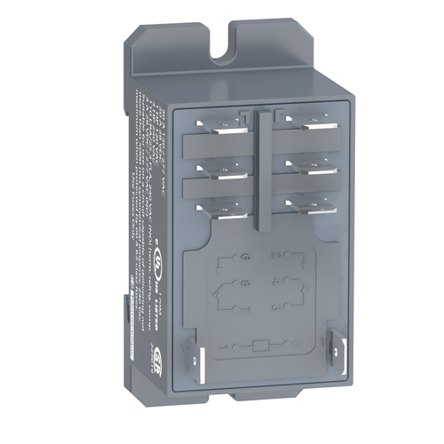Main product image of Harmony Electromechanical Power Relay, DIN Rail or Panel Mount (30A, 2 CO, 120 VDC)