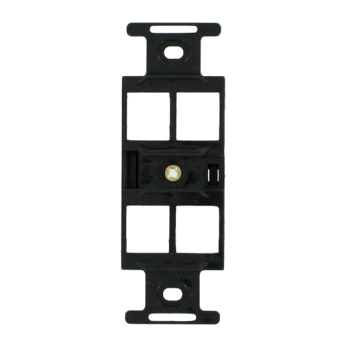 Main product image of Quickport, Duplex Type 106 Insert, 4-port (Black)