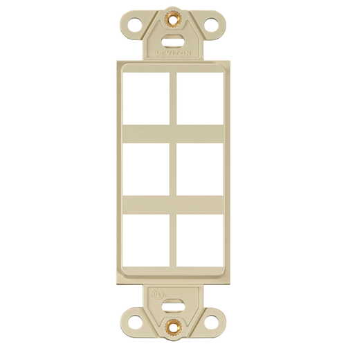Main product image of Quickport, Decora Insert, 6-port (Ivory)