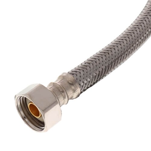 Main product image of 36" Universal Braided Stainless Steel Hose Faucet Connector (1/2 FIP x 3/8", 7/16", 1/2" Compression 1/2" FIP)
