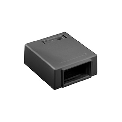 Main product image of Mos Surface-mount Housing w/ Id Window, Plenum Rated, 1 Unit High (Black)