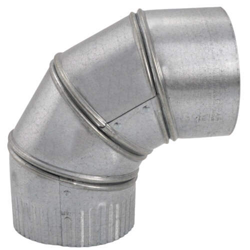 Main product image of 4" 24 Ga Galvanized Elbow