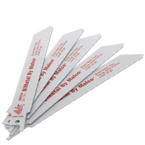 Main product image of Standard Milled Reciprocating BiMetal Metal Saw Blades (5 Pack)
