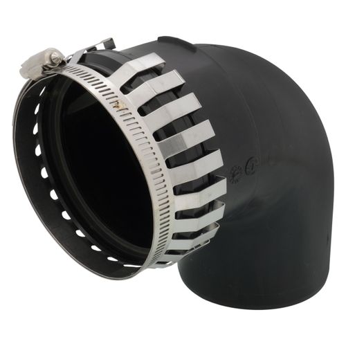 Main product image of 4" PolyPro 90° Black UV Resistant Elbow w/ LB2
