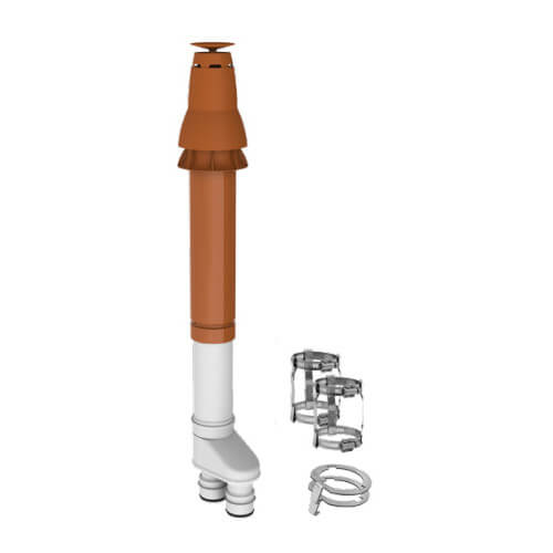 Main product image of 4" x 6" PolyPro Vertical Termination Kit w/ Terracotta Cap w/ LB2