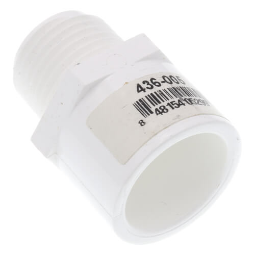 1/2" PVC SCH 40 Male Adapter (MIPT x Slip)