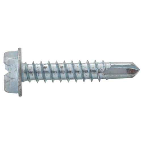 Main product image of #10 x 1" Drill Point Hex Washer Head Metal Sheet Metal Screw (500 Pack)