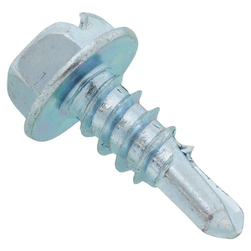 Main product image of #8 x 1/2" Drill Point Hex Washer Head Metal Sheet Metal Screw (1000 Pack)