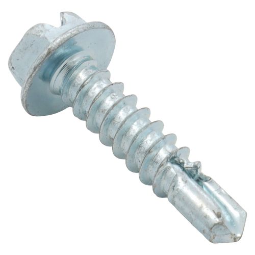 Main product image of #8 x 3/4" Drill Point Hex Washer Head Metal Sheet Metal Screw (500 Pack)