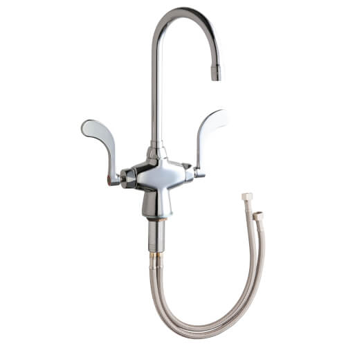 Main product image of 5-1/4" Deck-Mounted Sink Faucet, Single Hole Mount, 50-E35-317XKABCP