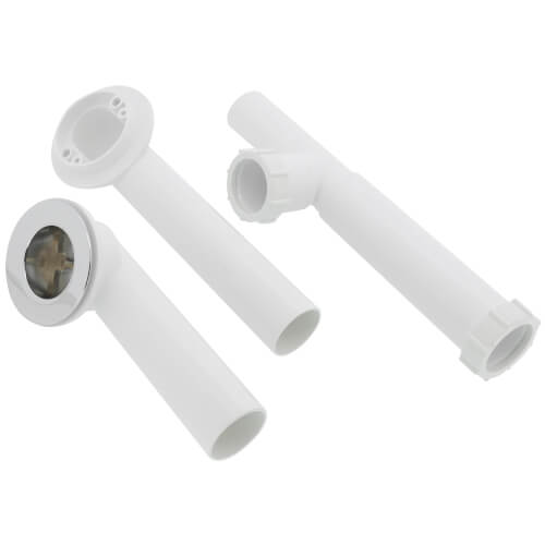 Main product image of Quick Adjust Bath Waste Trip Lever Kit, Tubular Plastic PVC (Brushed Nickel)