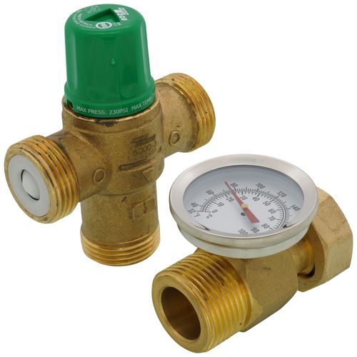 Main product image of Series 5000-3 Mixing Valve Body with Gauge