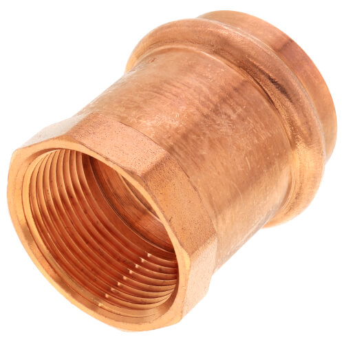 Main product image of 1-1/2" Press x 1-1/4" Female Copper Adapter
