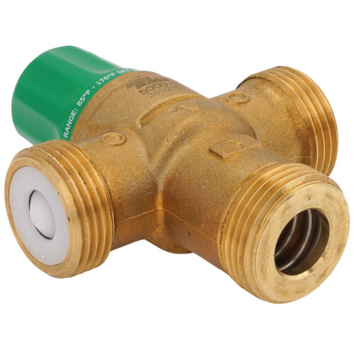 Main product image of 1/2" PEX Union 5002 Heating Only Mixing Valve w/ Gauge