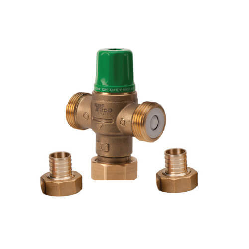Main product image of 1/2" PEX Union 5002 Mixing Valve (Low Lead)