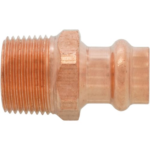 Main product image of 1/2" Press x 3/4" Male Copper Adapter