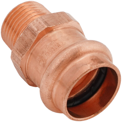 Main product image of 3/4" Press x 1/2" Male Copper Adapter